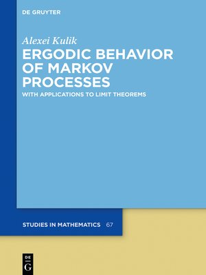 cover image of Ergodic Behavior of Markov Processes